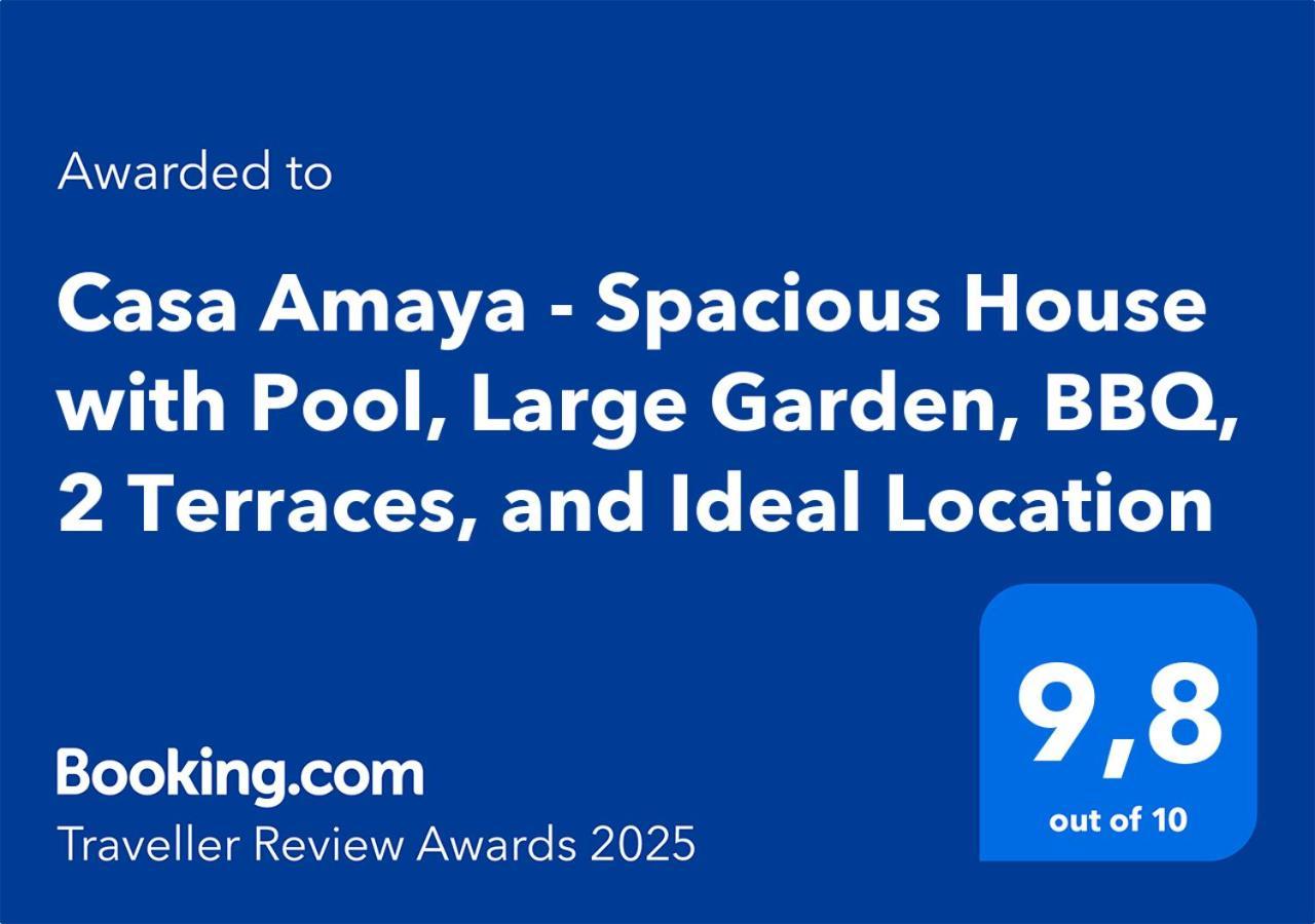 Casa Amaya - Spacious House With Pool, Large Garden, Bbq, 2 Terraces, And Ideal Location El Charco  المظهر الخارجي الصورة
